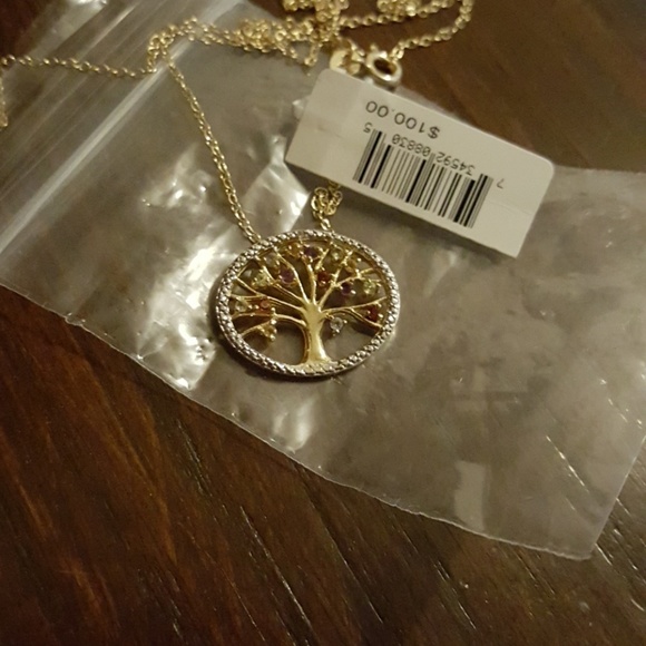 Jewelry - New gold and gemstone tree of life pendant